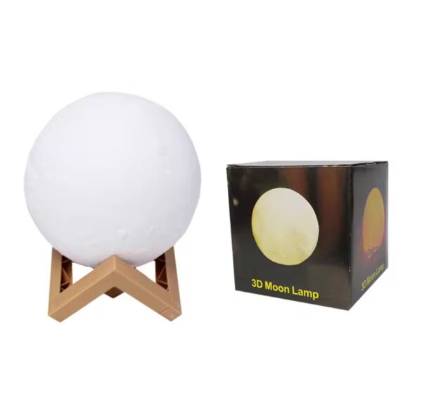 Maanlamp - 16 kleuren - 18cm - Afbeelding 6