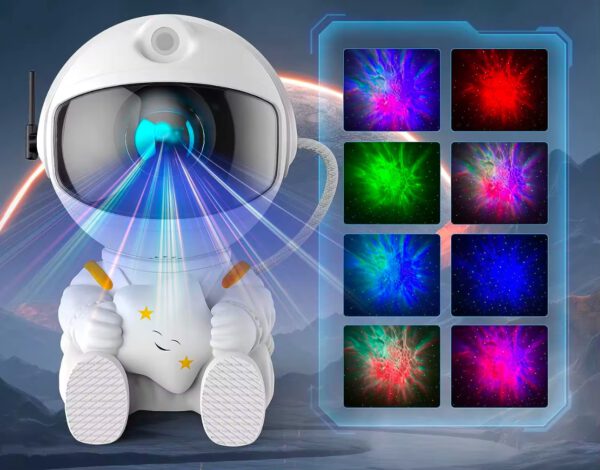 Astronaut Sterrenhemel Nachtlamp – Magische Ruimteprojector